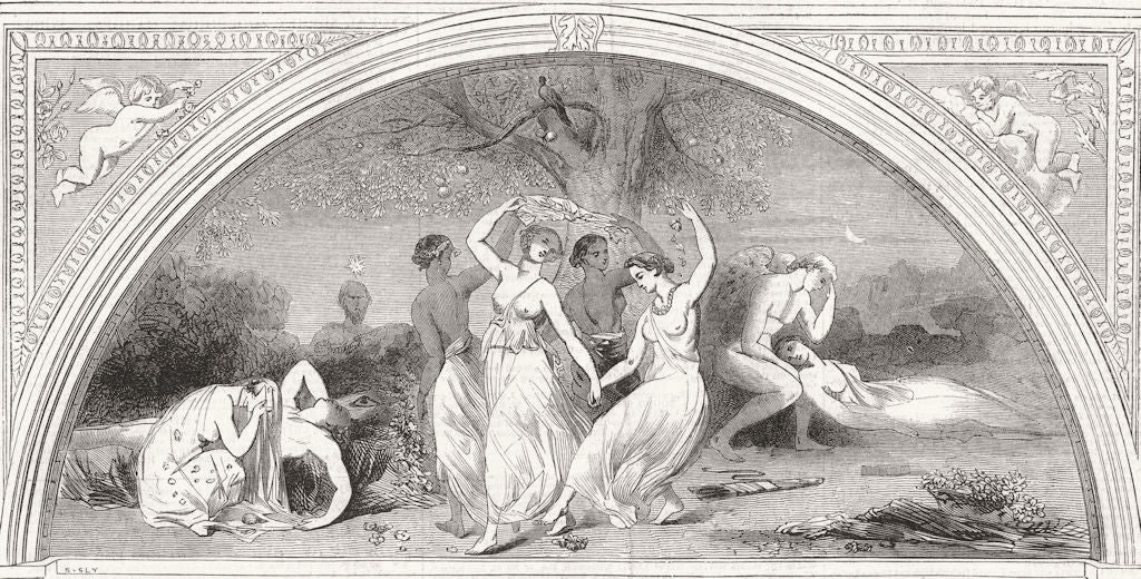 PERFORMING ARTS. Fine Arts The Royal Academy Exhibition. Scene from Comus 1844